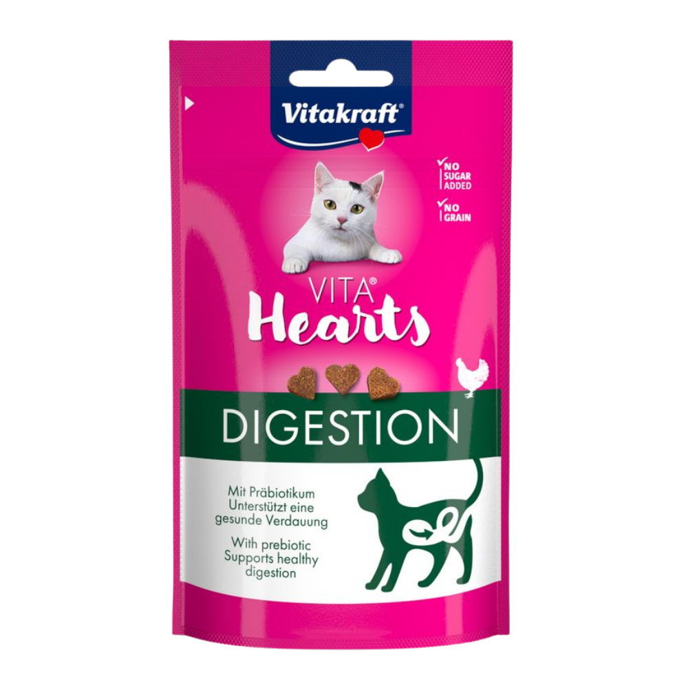 Vitakraft Vita Hearts 40 g Snacks Funcionales para Gatos al mejor precio -todoastorenimal.com