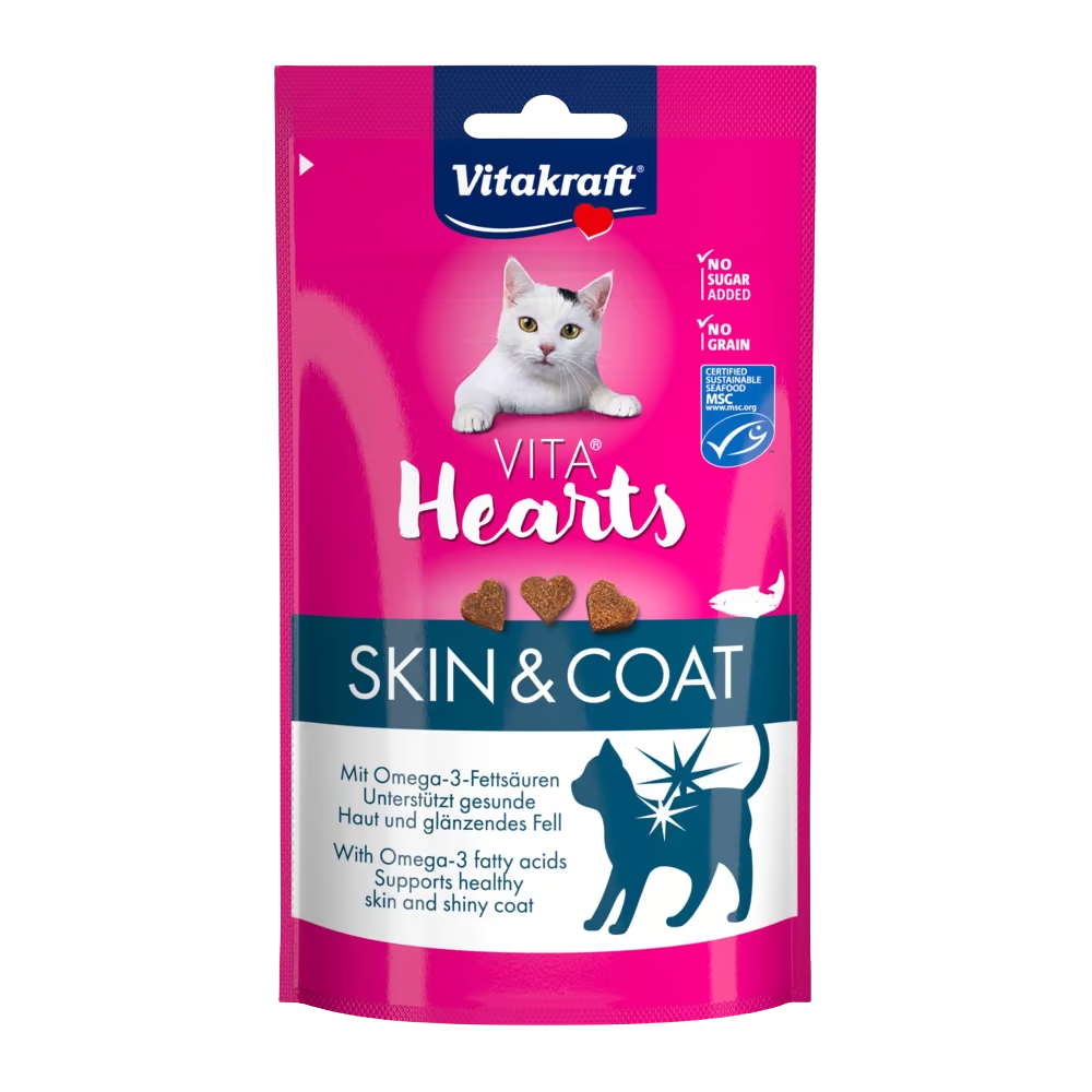 Vitakraft Vita Hearts 40 g Snacks Funcionales para Gatos al mejor precio -todoastorenimal.com
