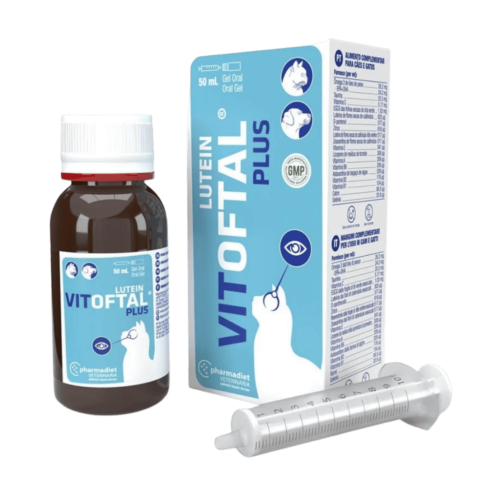 Vitoftal Lutein Gel Oral para la Salud Ocular 50 ml Farmadiet al mejor precio -todoastorenimal.com