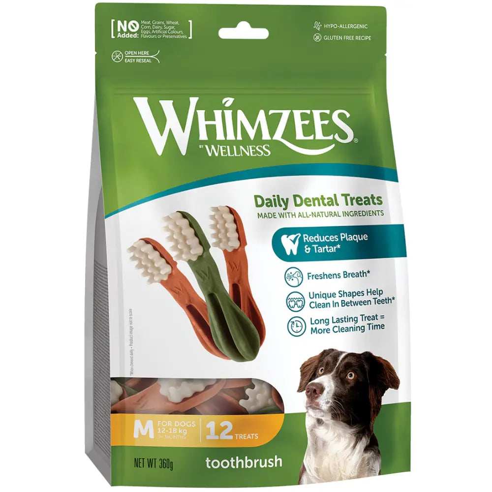 Whimzees Cepillo Mix Bolsa 360 g al mejor precio -todoastorenimal.com