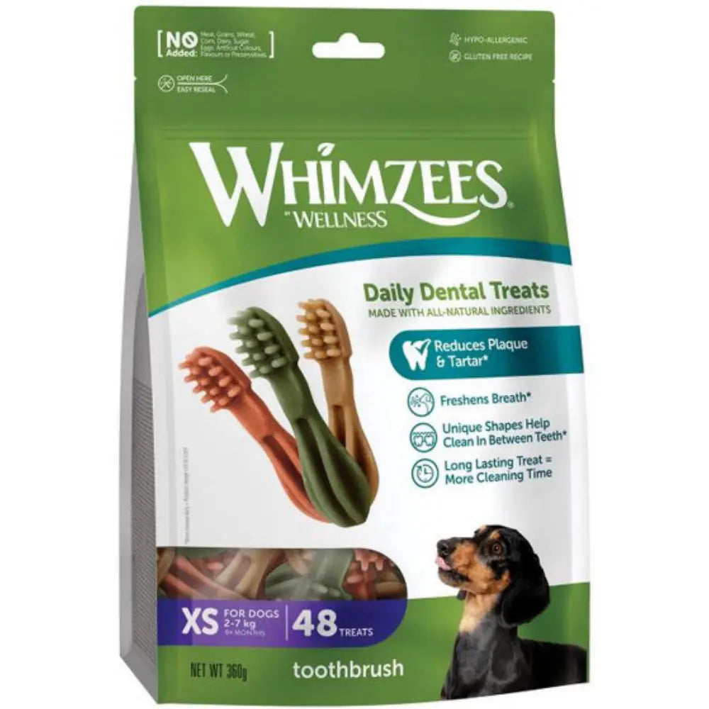 Whimzees Cepillo Mix Bolsa 360 g al mejor precio -todoastorenimal.com