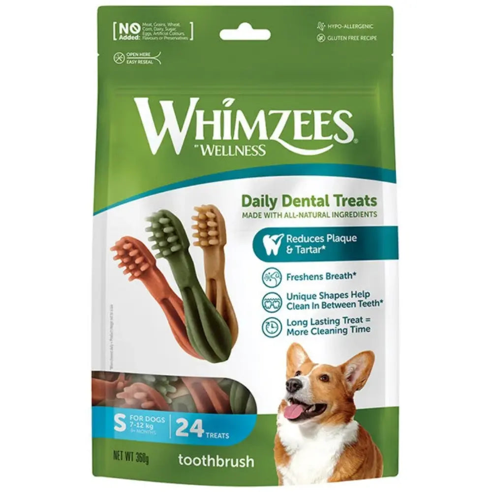 Whimzees Cepillo Mix Bolsa 360 g al mejor precio -todoastorenimal.com