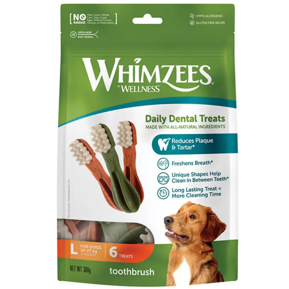 Whimzees Cepillo Mix Bolsa 360 g al mejor precio -todoastorenimal.com