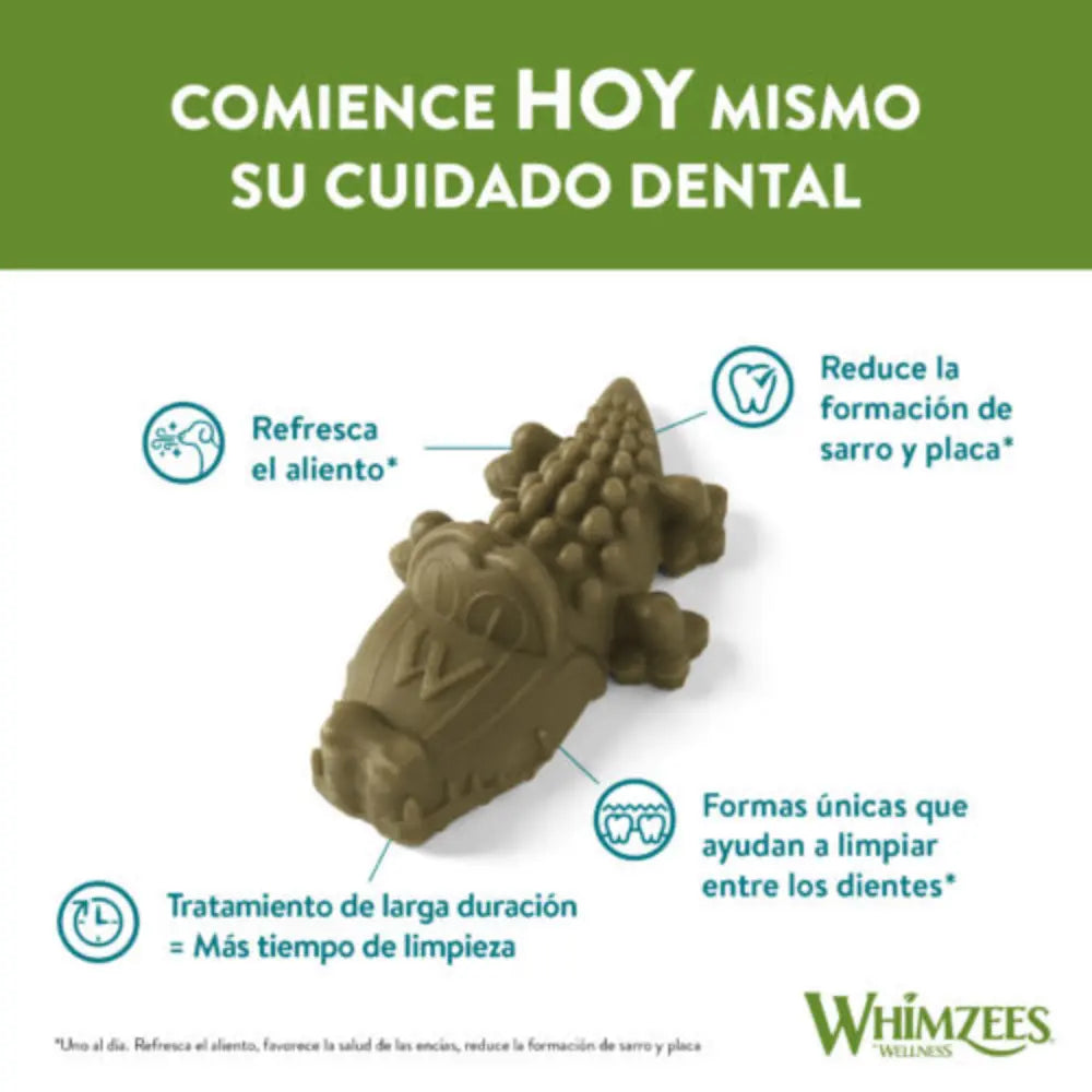 Whimzees Cocodrilo Mix Bolsa 360 g al mejor precio -todoastorenimal.com