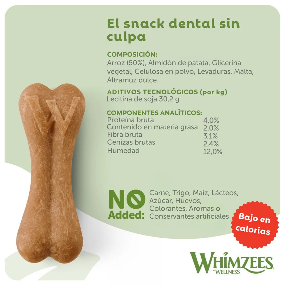 Whimzees Ricebone Snack Dental para Perros al mejor precio -todoastorenimal.com