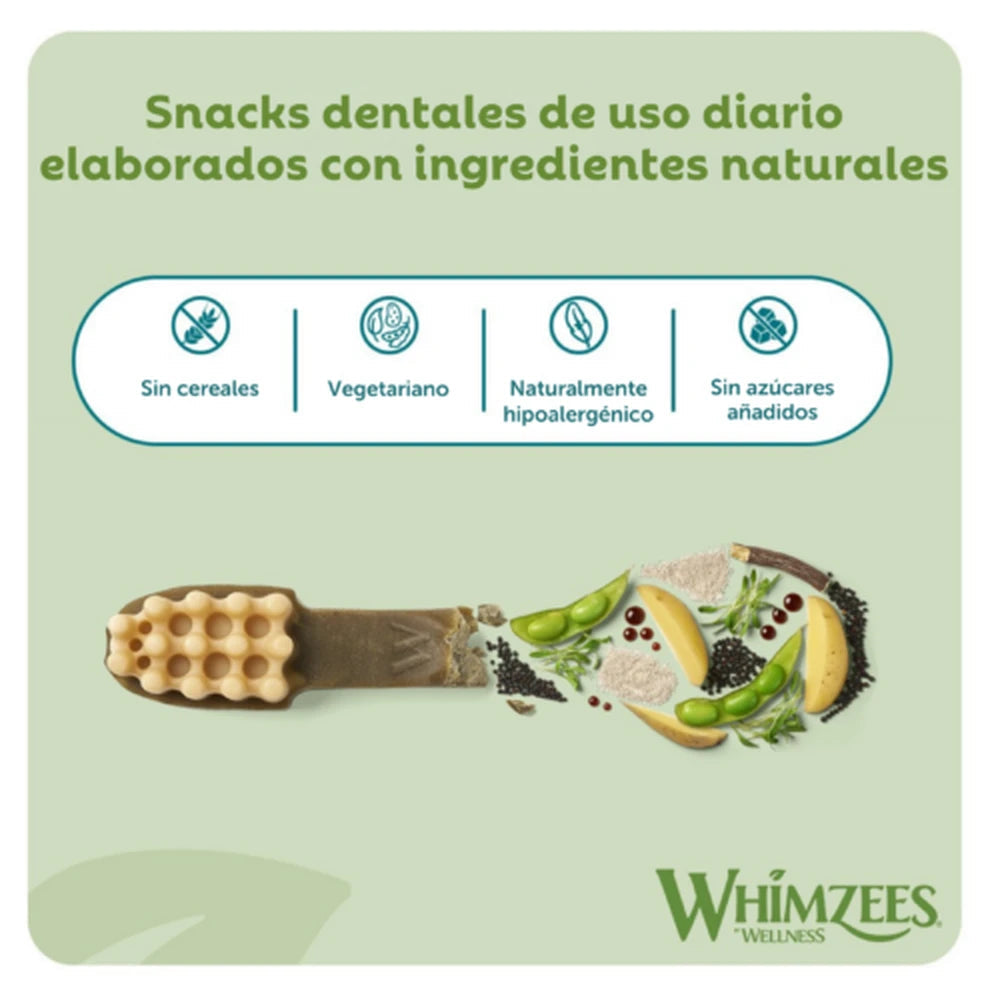 Whimzees Toothbrush Cepillo de Dientes Snack Dental para Perros al mejor precio -todoastorenimal.com