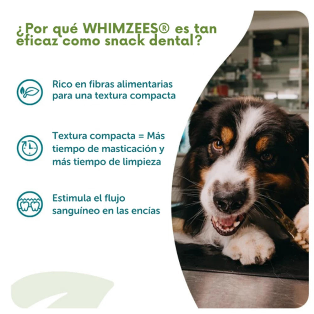 Whimzees Toothbrush Cepillo de Dientes Snack Dental para Perros al mejor precio -todoastorenimal.com