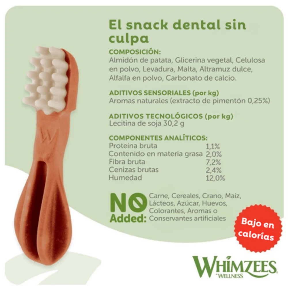 Whimzees Toothbrush Cepillo de Dientes Snack Dental para Perros al mejor precio -todoastorenimal.com