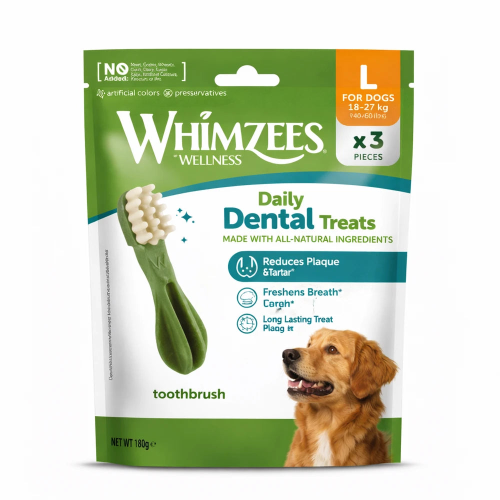 Whimzees Toothbrush Cepillo de Dientes Snack Dental para Perros al mejor precio -todoastorenimal.com