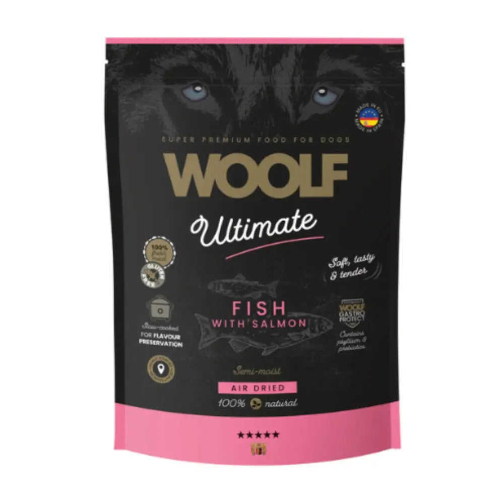 Woolf Ultimate Salmón Alimento Semihúmedo para Perros 1 kg al mejor precio -todoastorenimal.com