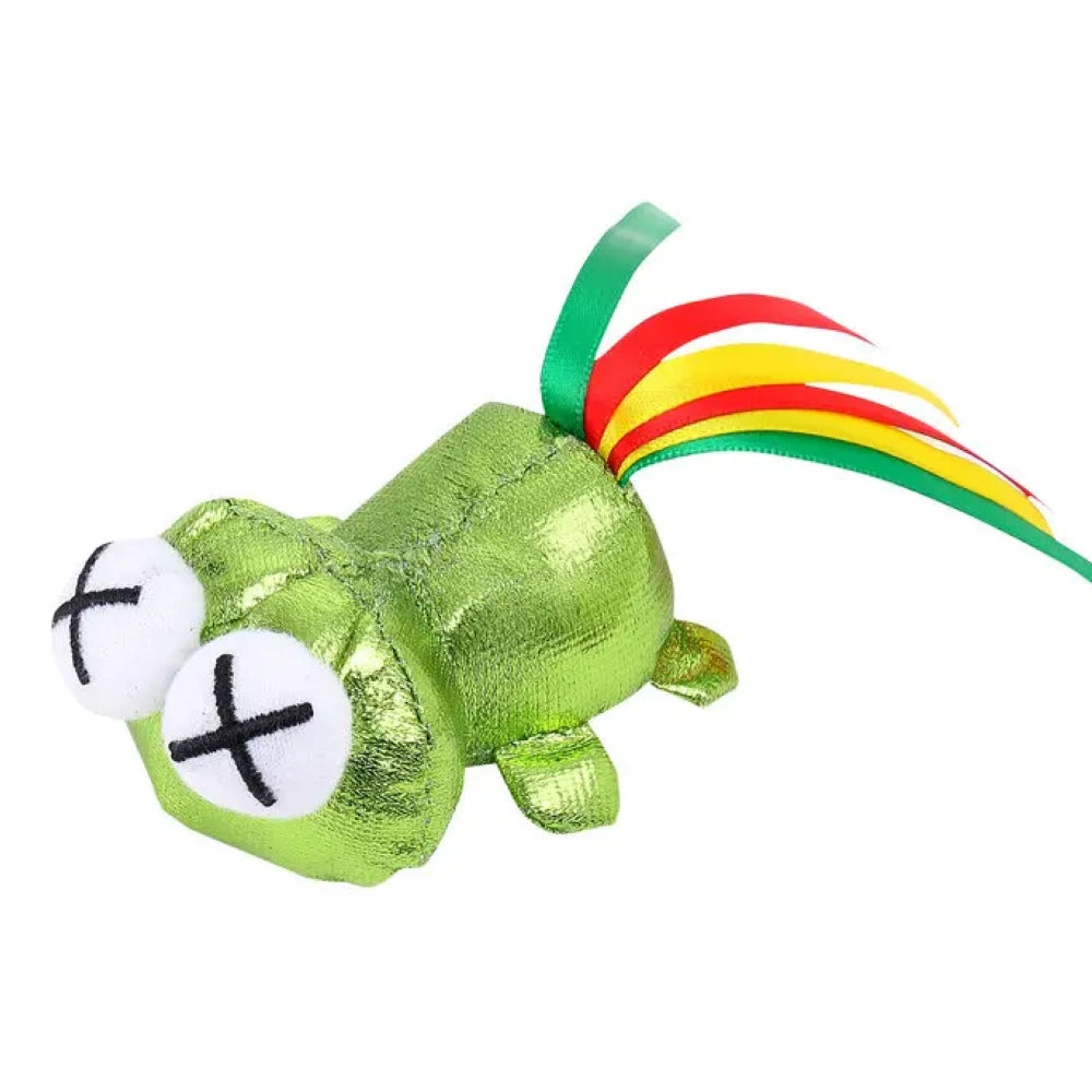 Wouapy Disco Rana Juguete de Peluche para Gatos al mejor precio -todoastorenimal.com