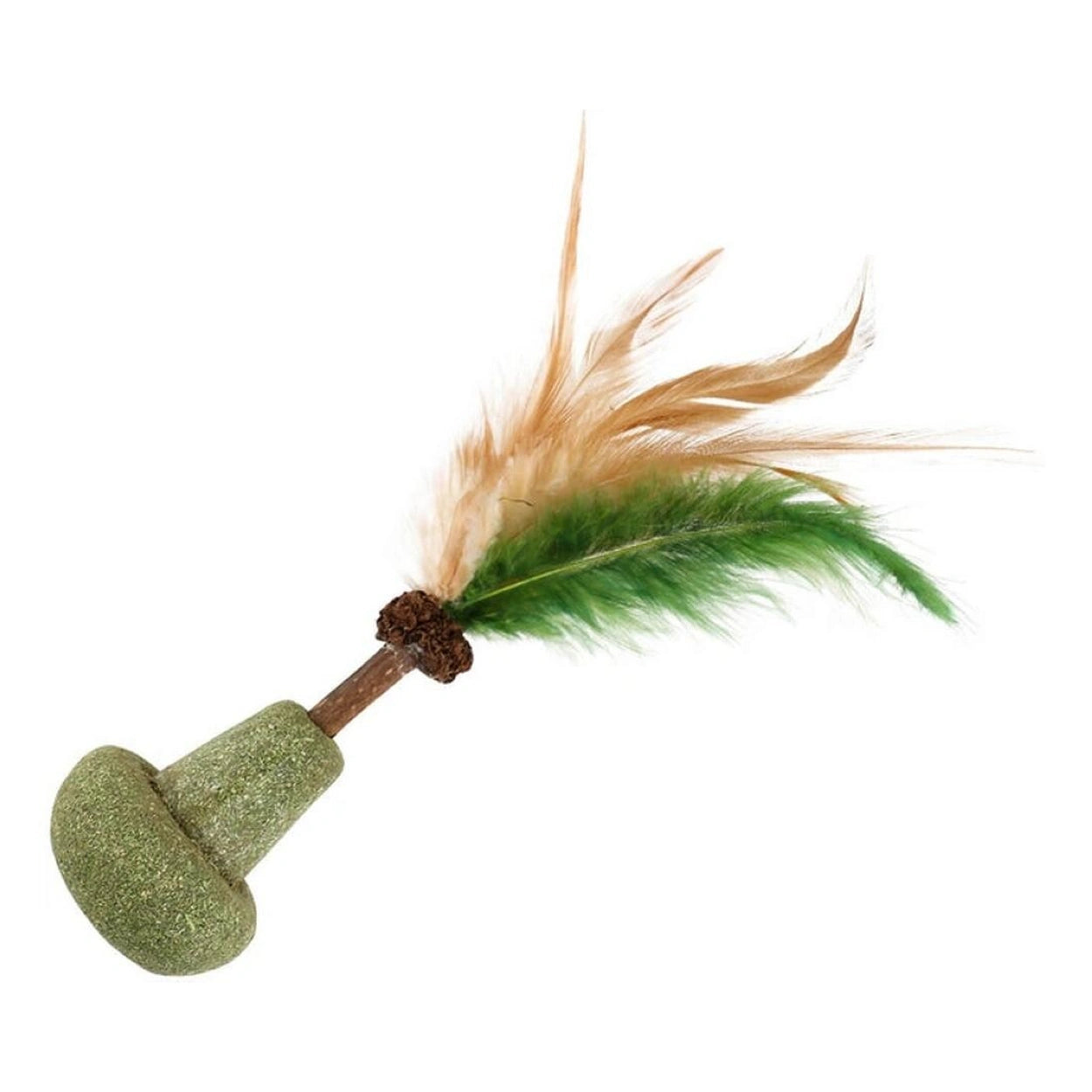 Wouapy Peonza de Pluma Grande Juguete con Catnip para Gatos al mejor precio -todoastorenimal.com