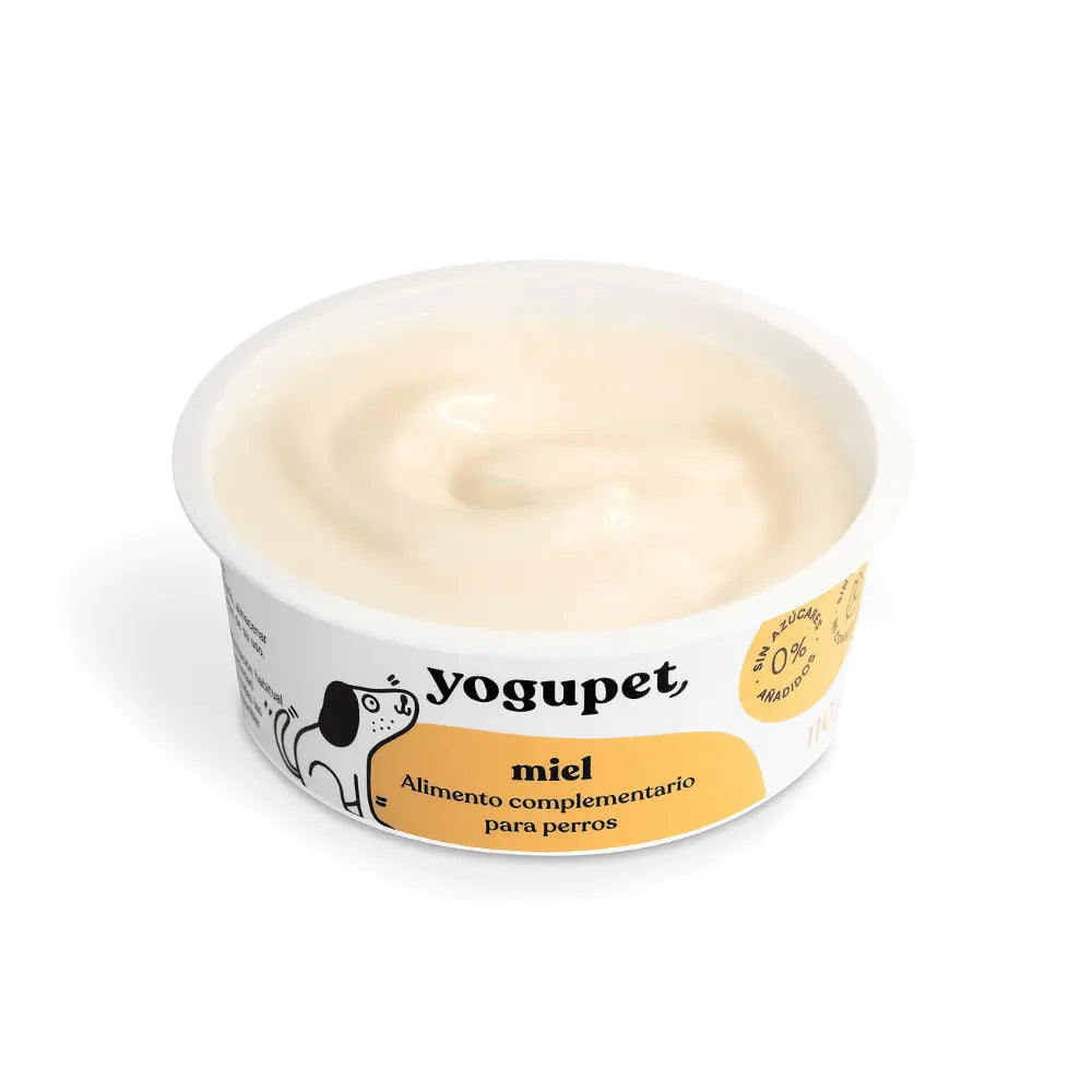 Yogupet Yogurt Clásico Pasteurizado para Perros 110 g Aceite de Oliva o Miel al mejor precio -todoastorenimal.com