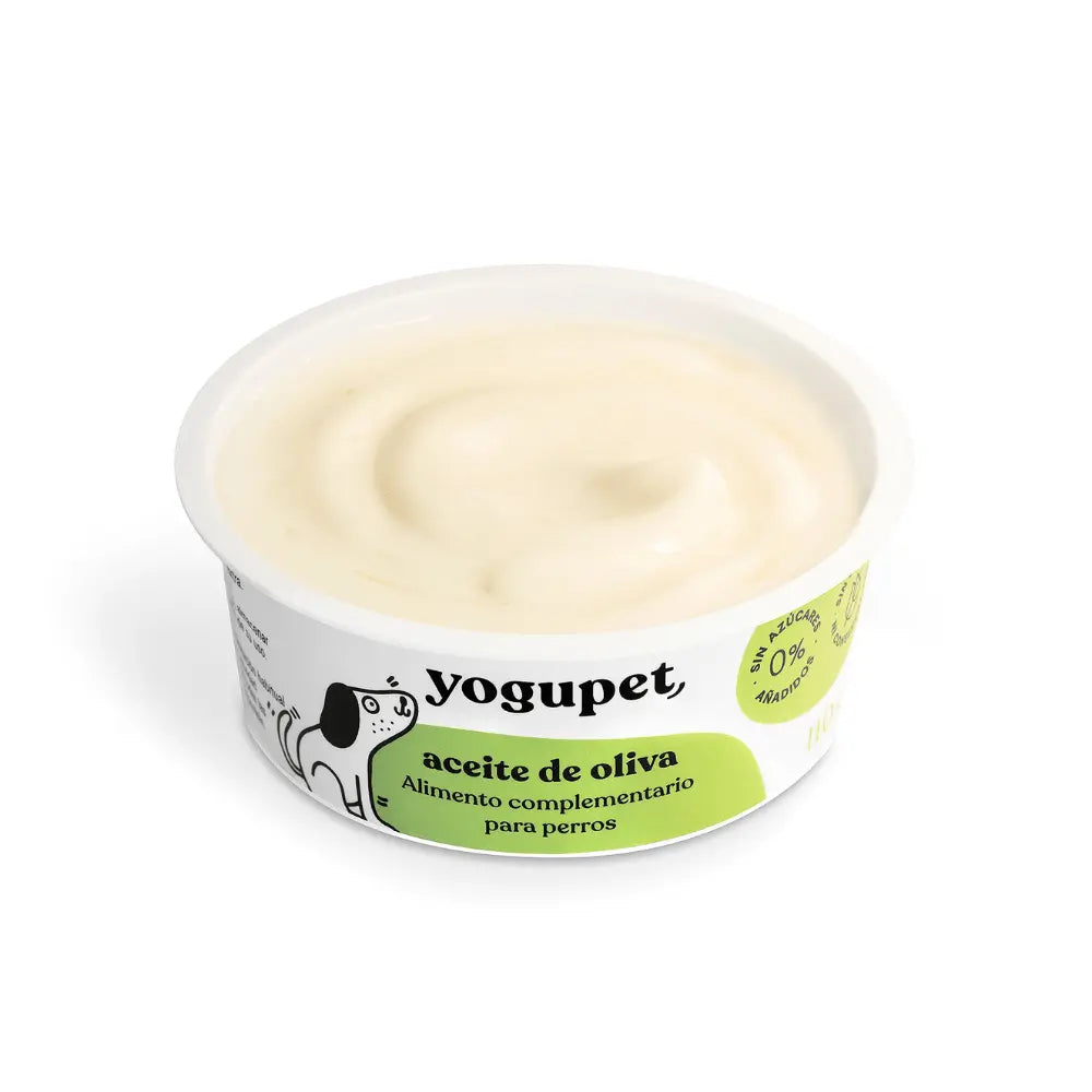 Yogupet Yogurt Clásico Pasteurizado para Perros 110 g Aceite de Oliva o Miel al mejor precio -todoastorenimal.com