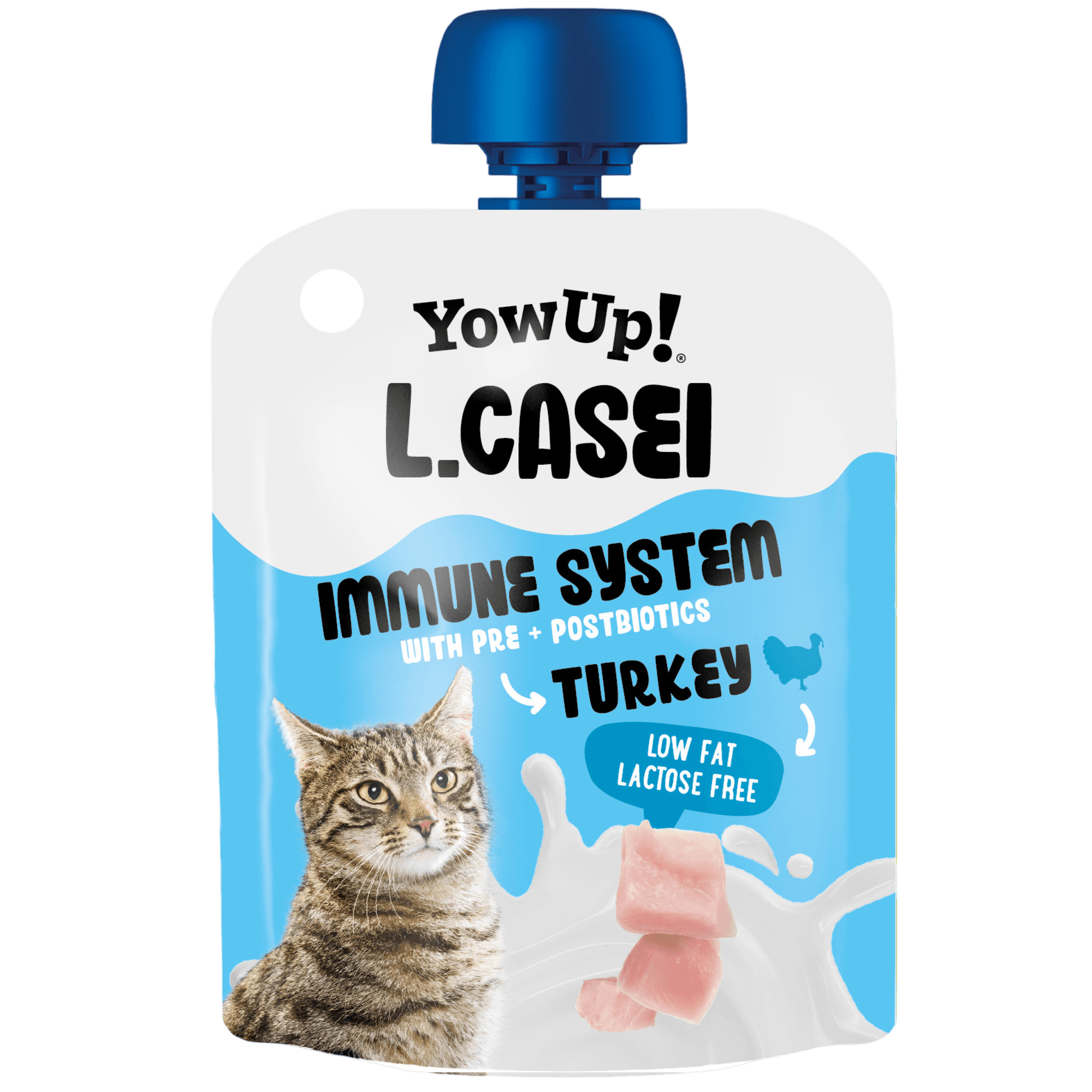 Yowup Yogur L Casei Pavo Para Gatos 85 g al mejor precio -todoastorenimal.com