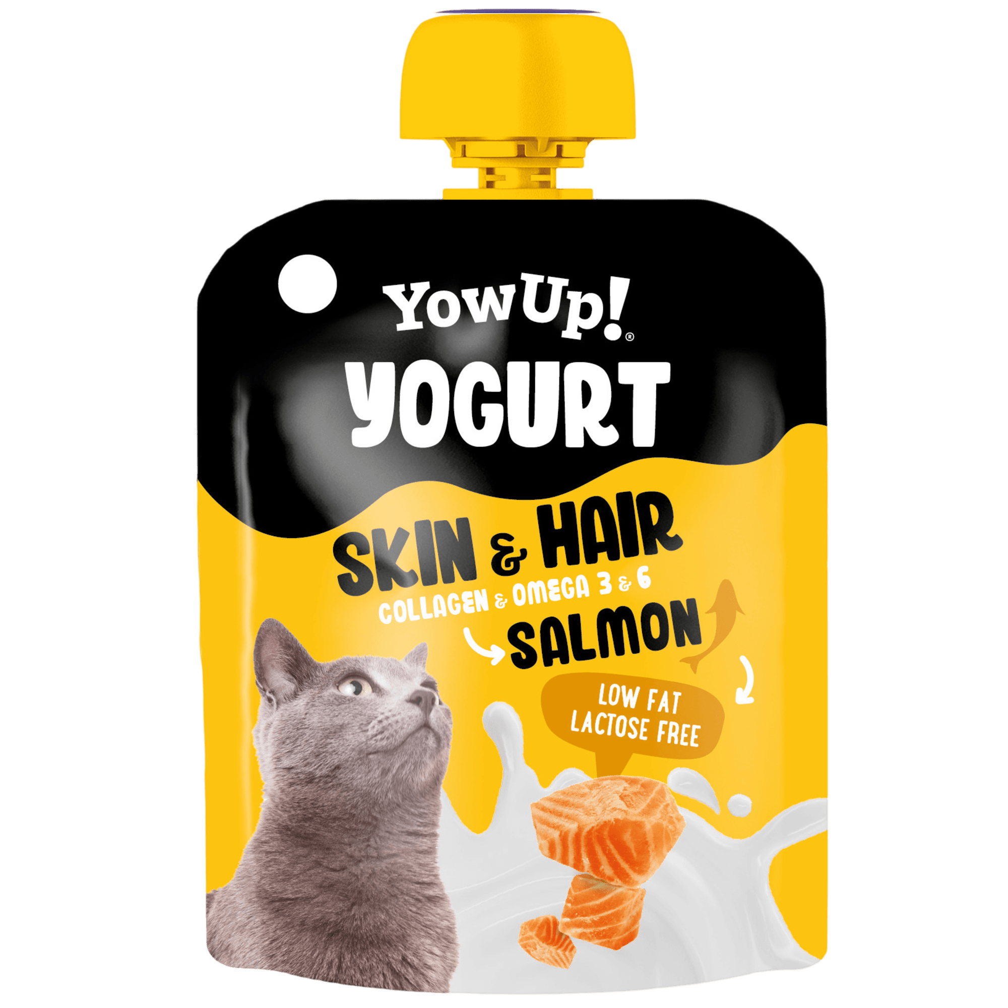 Yowup Yogur Skin & Hair Para Gatos 85 g al mejor precio -todoastorenimal.com