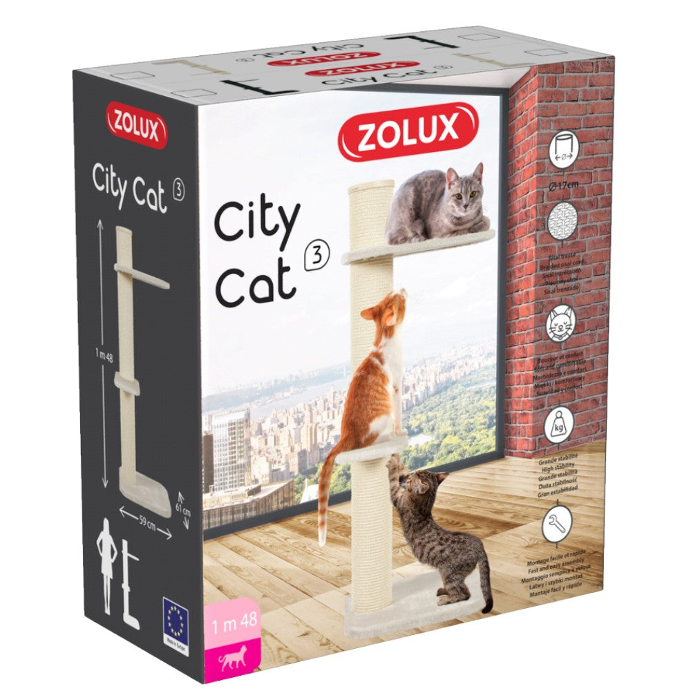 Zolux Árbol Rascador City Cat Poste para Gatos al mejor precio -todoastorenimal.com