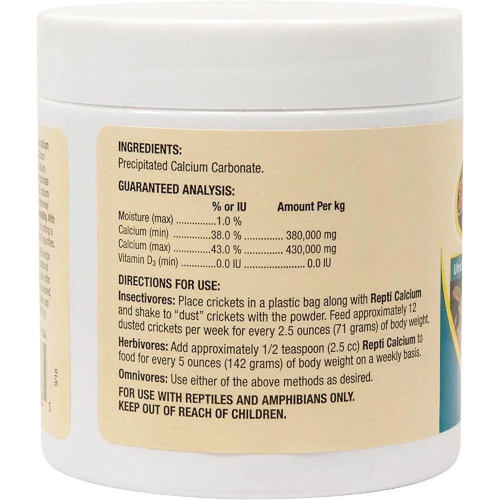 Zoo Med Repti Calcium sin D3 para Reptiles 85g al mejor precio -todoastorenimal.com