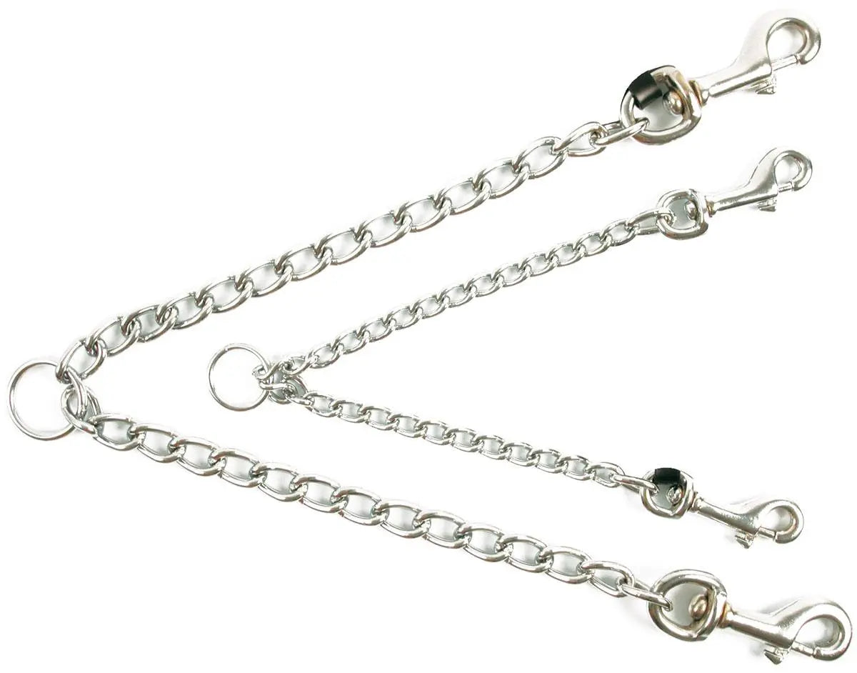 Acoplador Dos Perros Cromo - todoastorenimal.com