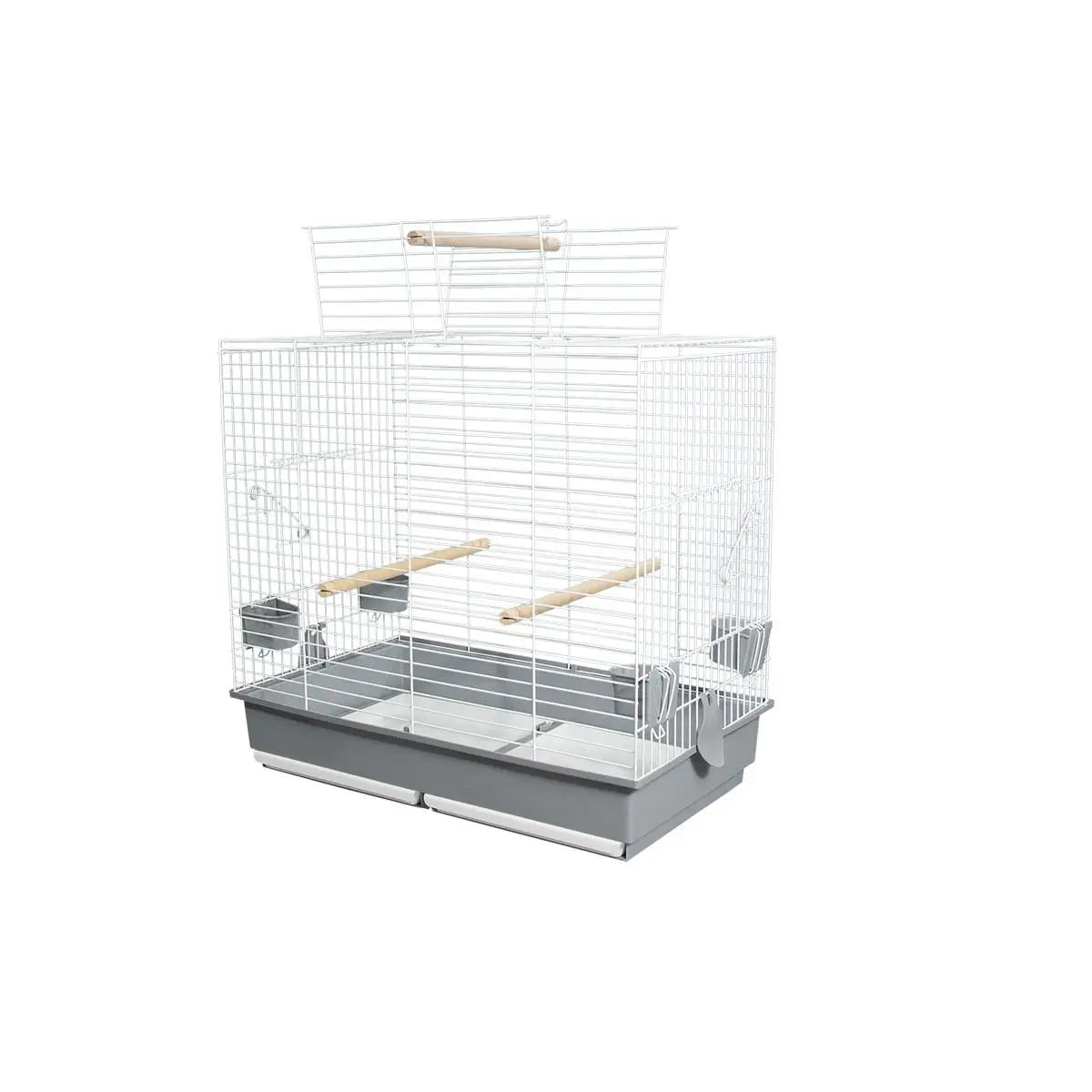 JAULA LORO 70 x 40 x 65 CM  BLANCA 851 VOLTREGA