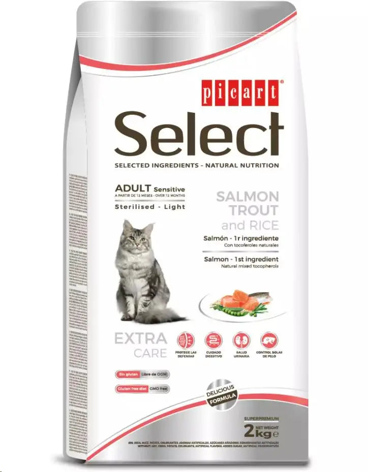PICART SELECT CAT SENSITIVE STERILIZED LIGHT 2KG