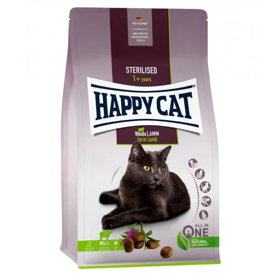 Happy Cat Sterilised WeideLamm 300 g (Cordero)