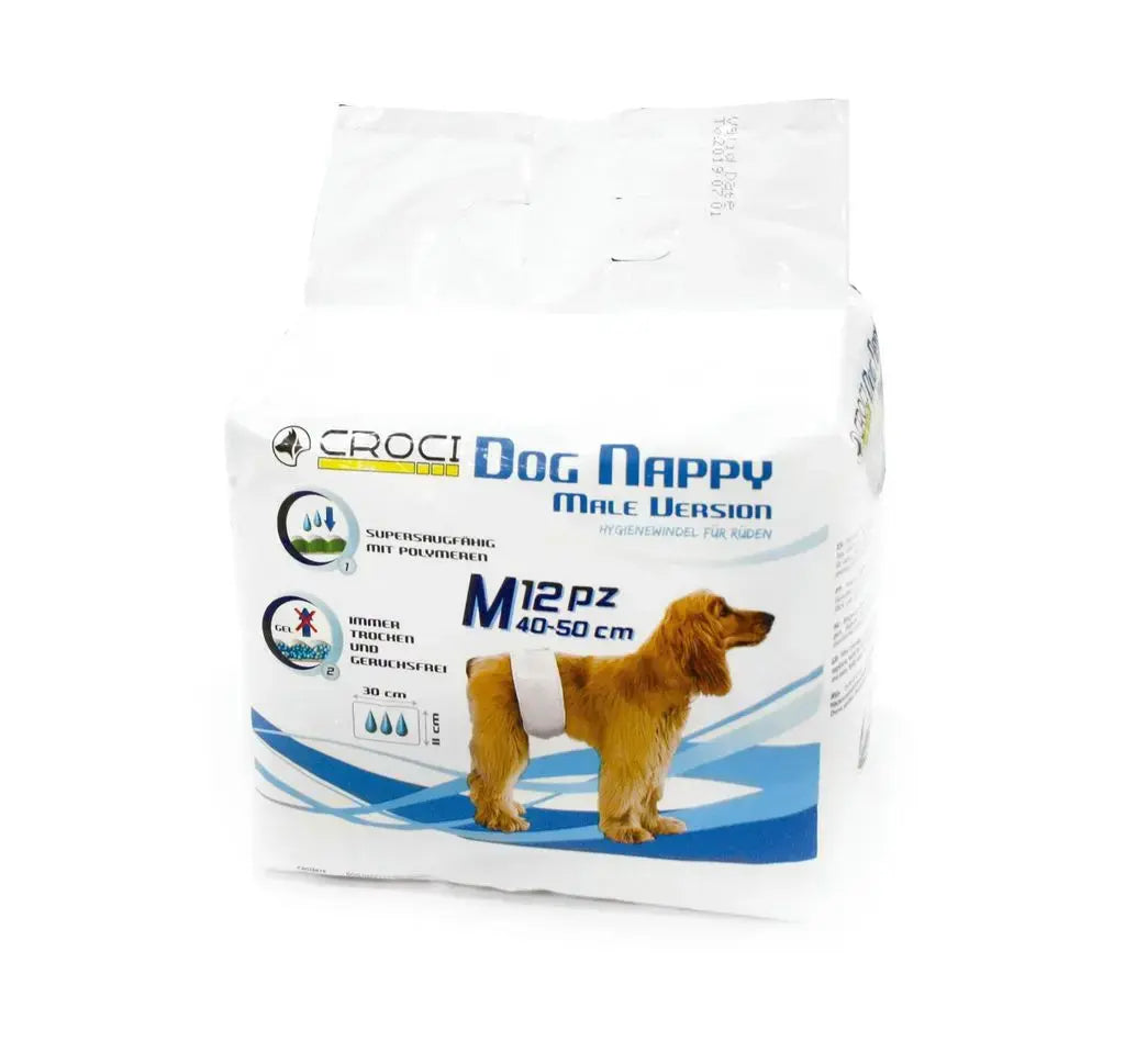 NAYECO PAÑAL PERRO MACHO L (50-60CM) 12UDES.